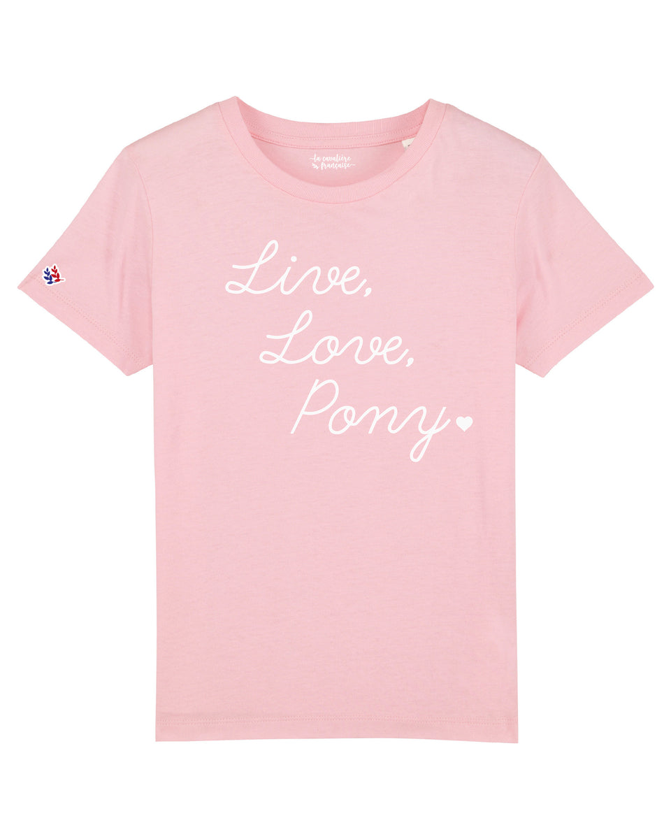 激安単価でPink Pony Live Love Tシャツ Tシャツ(半袖/袖なし)